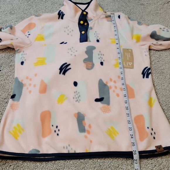 Liv Outdoor Women's Frostbite Snap Pullover Fleece Pink Size L - Picture 10 of 11